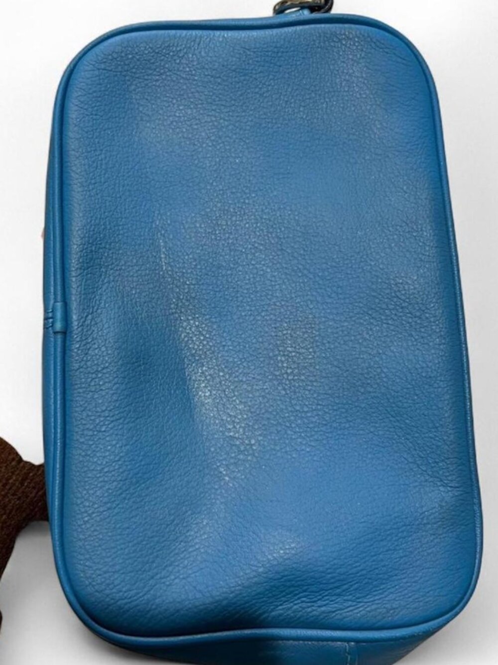 Authentic Marc Jacobs Flash Blue Leather Crossbody Bag - Picture 6 of 11
